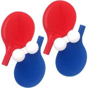 SEWACC 2 Sets Plastic Table Tennis Racket Table Tennis Rackets Table Tennis Paddle Pong Paddles Table Tennis Equipment Pong Racket Desktop Pong