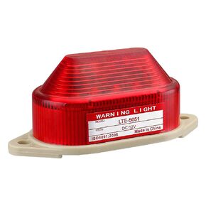 Baomain Industrial Signal Red Mini Warning light strobe warning lamp LTE-5051 DC 12V 2W