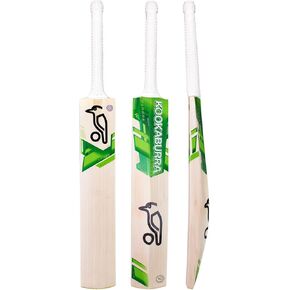 Kookaburra Kahuna 4.1 English Willow Cricket Bat, Lime, Short Handle