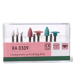 Dental Composite Polishing Kit 9pcs/Kit, Dental Composite Polishing Kits Resin BaseUsed for Low Speed Contra Angle Kit