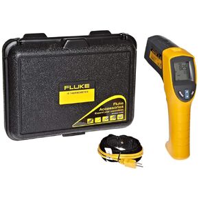 Fluke - 561CAL 561 HVAC Pro Infrared Thermometer, 2 AA Battery, -40 to +1022 Degree F Range with a NIST-Traceable Calibration Certificate with Data