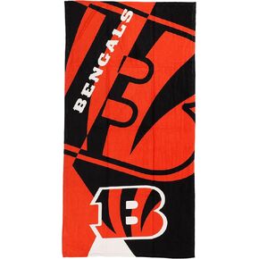 Northwest NFL Cincinnati Bengals 30 x 60 Inch Beach Towel, Puzzle Design