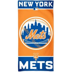 Wincraft MLB New York Mets A1878315 Fiber Beach Towel, 9 lb/30" x 60"