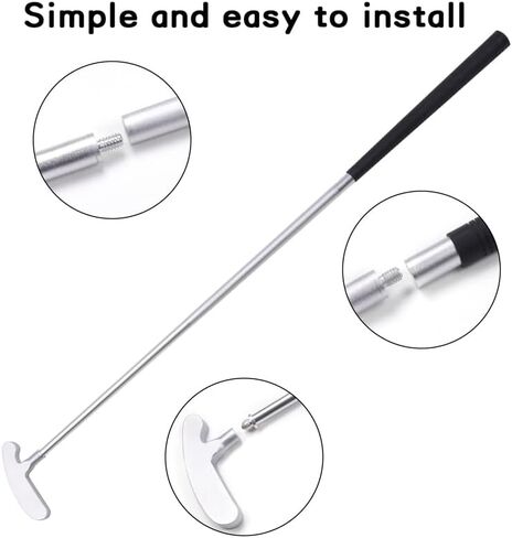 مجموعة مضرب الجولف المحمولة من HOWTRUE مع كوب ثقب و2 قطعة من كرات الجولف لممارسة مضرب الجولف طقم مضرب الجولف في الأماكن المغلقة/الخارجية هدية الجولف in Kuwait