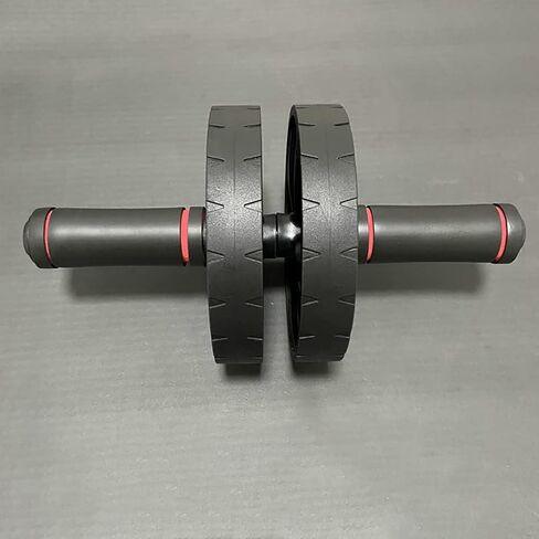 عجلة شياوكيس آب رولر - معدات تمارين البطن لتدريبات القوة الأساسية والبطن الصعبة مع بساط الركبة، جهاز دوار للبطن لتدريب القوة الأساسية (أسود) in Kuwait