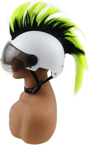 Helmet Wigs Haair Helmet Mohawk Helmet Decoration Hawk for Motorcycle Bicycle Snowboarding Skiing Biking Cycling Helmets in Saudi Arabia