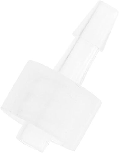 10Pcs Male Luer Lock, 1/8" PP Hose Barb Adapter, 3.2mm Hose Barb Screw, Transparent Quick Connector Plug with Lock Ring for Food Machinery in Saudi Arabia