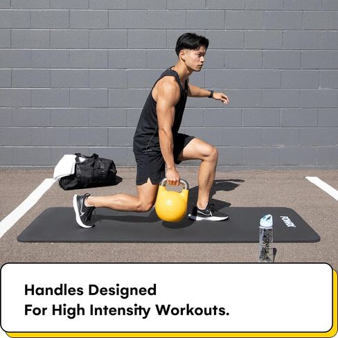 وزن أجراس كيتل بيل كينغز المنافسة (مقبض 33 ملم) 4-32 كجم | أوزان اليد، معدات الصالة الرياضية ومجموعات تدريب القوة للنساء والرجال | مجموعة أوزان للجيم المنزلي in Kuwait