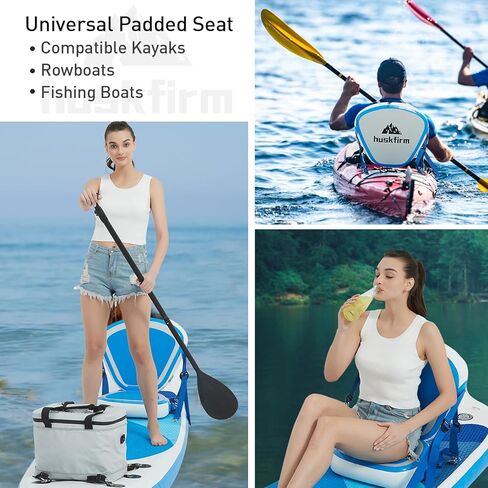 Kayak Seat, Universal Padded Board Seats Comfortable Inflatable Detachable in Kuwait