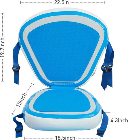 Kayak Seat, Universal Padded Board Seats Comfortable Inflatable Detachable in Kuwait