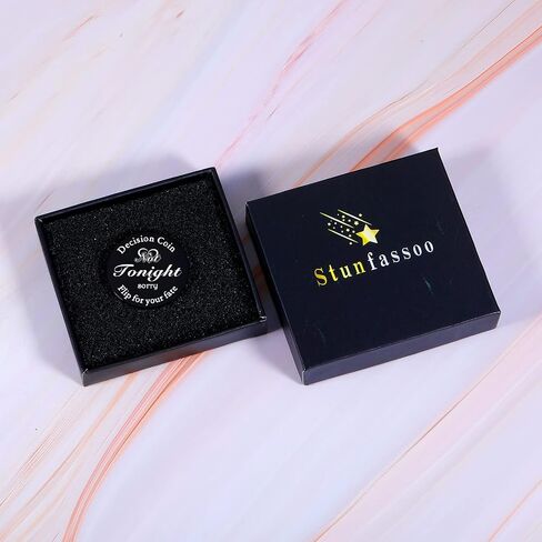 Valentines Day Gifts for Him Her Tonight Not Tonight Decision Gifts for Boyfriend Girlfriend Husband Wife Anniversary Bridal Shower Gift Wedding Engagement Stocking Stuffers for Women Men Double-Sided in Saudi Arabia