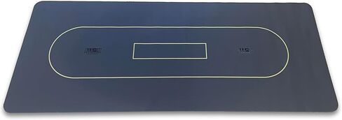 Poker Table Top Mat - Fits 6ft Folding Table - for Texas Holdem Home Game Nights, Waterproof Neoprene Surface, Slip-Resistant Rubber Backing, Mat and Travel Case Set - Legends Green in Saudi Arabia