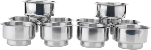 10 قطع من حامل أكواب المشروبات من الفولاذ المقاوم للصدأ من NovelBee للقوارب والطاولة والتخييم in Kuwait