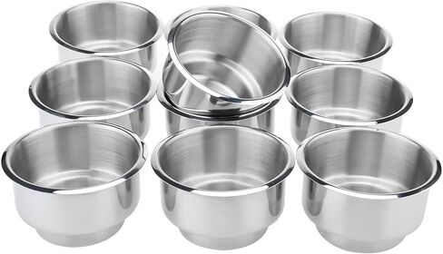 10 قطع من حامل أكواب المشروبات من الفولاذ المقاوم للصدأ من NovelBee للقوارب والطاولة والتخييم in Kuwait