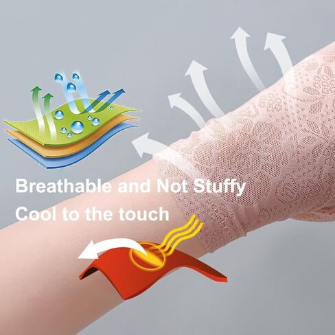 قفازات القيادة الصيفية للنساء - قفازات للحماية من أشعة الشمس فوق البنفسجية والأشعة فوق البنفسجية بدون أصابع - قفازات القيادة - قفازات واقية من الشمس in Kuwait