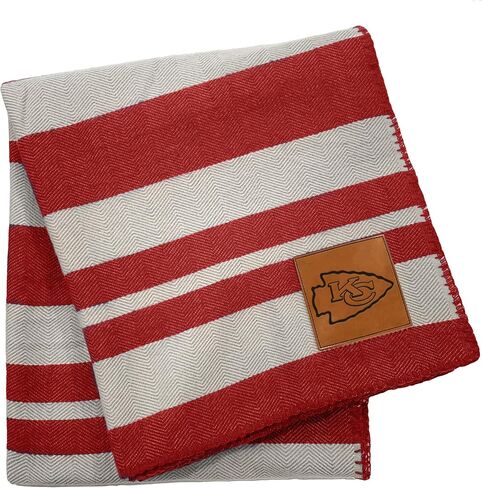 Pegasus Sports Officially Licensed NFL Acrylic Stripe Blanket, 60" x 70 in Saudi Arabia