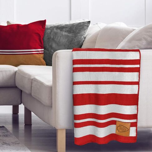 Pegasus Sports Officially Licensed NFL Acrylic Stripe Blanket, 60" x 70 in Saudi Arabia