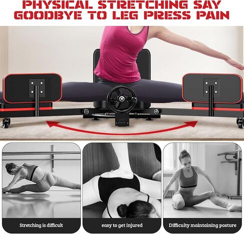 Leg Stretcher - Split - Stretching Equipment for Flexibility, 330 Lb Hip Stretching Spreader for Tight Hips, Heavy Duty Splits Trainer of Home Gym Abductor Adductor in Saudi Arabia