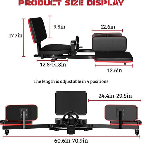 Leg Stretcher - Split - Stretching Equipment for Flexibility, 330 Lb Hip Stretching Spreader for Tight Hips, Heavy Duty Splits Trainer of Home Gym Abductor Adductor in Saudi Arabia