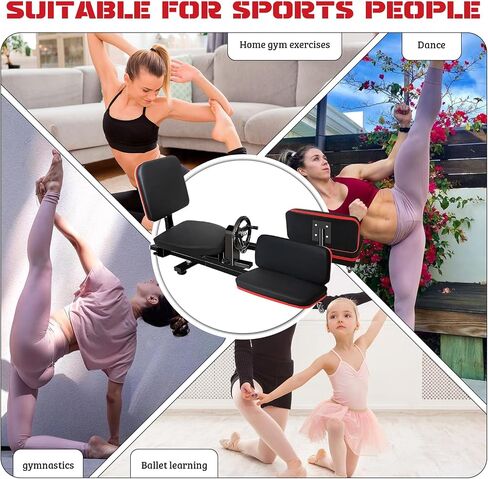 Leg Stretcher - Split - Stretching Equipment for Flexibility, 330 Lb Hip Stretching Spreader for Tight Hips, Heavy Duty Splits Trainer of Home Gym Abductor Adductor in Saudi Arabia