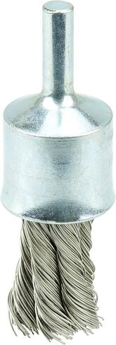 Weiler 10208 1/2" Knot Wire End Brush, .0104" Steel Fill, Made in The USA (Pack of 10) in Saudi Arabia