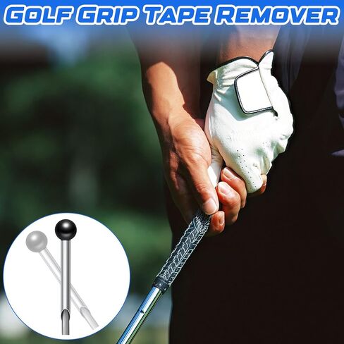 Lasnten 2 Pcs Golf Grip Tape Stripper Remove Tool Golf Grip Removal Tool Golf Grip Tape Remover Golf Grip Scraper for Regripping Graphite and Steel Shafts Golf Club Grip Repair Kits in Saudi Arabia