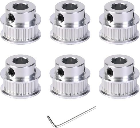 GT2 Pulley 80 Teeth 5mm Bore 6mm Width Timing Belt Pulley Aluminum 80 Tooth 5mm bore Pulley Wheel for Voron 2.4 for 6mm Width GT2 Timing Belt for 3D Printer,CNC (4pcs) in Saudi Arabia