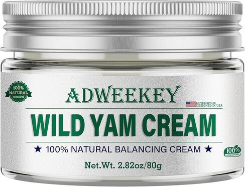 كريم Wild Yam لتوازن الهرمونات، أستراليا، توصي به الدكتورة باربرا أونيل وعلماء الصحة العالمية - دعم انقطاع الطمث والدورة الشهرية مثل الوميض الساخن، والتعرق الليلي، والمزاج غير المستقر in Kuwait