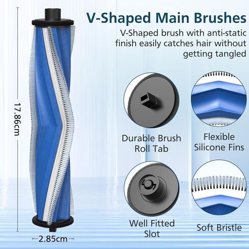 19 Replacement Parts for ECOVACS DEEBOT T30S/T30S COMBO/T30S Pro Vacuum and Mop Accessories Kit, for ecovacs deebot t30s accessories in Kuwait