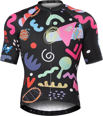 Men's Cycling Jersey Breathable Lightweight Bike Jersey for Men Cycling Short Sleeve Elastic Road Bike Shirt in Saudi Arabia