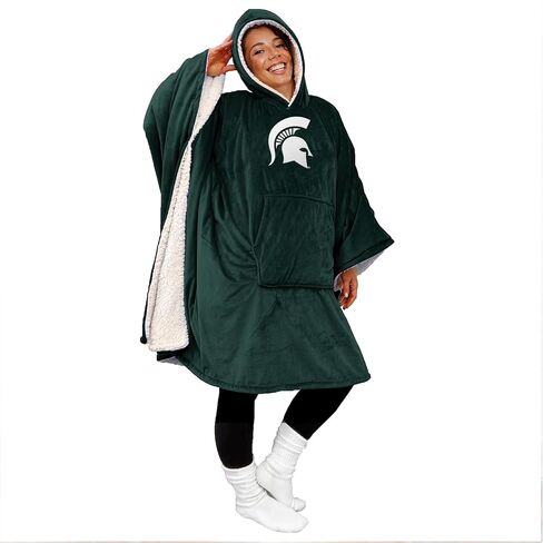 Officially Licensed NCAA Team Color Bloncho w/Logo Patch & Sherpa in Saudi Arabia