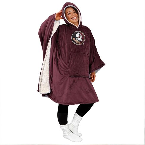 Officially Licensed NCAA Team Color Bloncho w/Logo Patch & Sherpa in Saudi Arabia