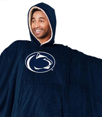 Officially Licensed NCAA Team Color Bloncho w/Logo Patch & Sherpa in Saudi Arabia