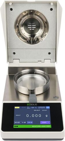 U.S. Solid Moisture Analyzer - 0.001 g, 0.01% Readability Moisture Balance for Lab Test Analysis, 5-inch Touch Screen in Saudi Arabia