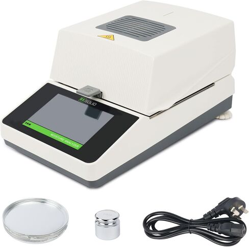 U.S. Solid Moisture Analyzer - 0.001 g, 0.01% Readability Moisture Balance for Lab Test Analysis, 5-inch Touch Screen in Saudi Arabia