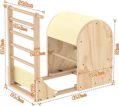 بيلاتيس باريل، مصحح العمود الفقري بيلاتيس مصمم للأشخاص الذين يعملون في المكاتب، قوس البيلاتس يصحح الوضعية، يريح، يتمدد، ويمتد لجعل العمود الفقري ناعمًا ومرنًا - قوي متين -2eUb in Kuwait