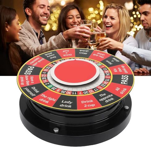 Prize Wheel Roulette Game Wheel Electric Spin Wheel Prize Spinner Drinking Wheel Prize Game for Home Party KTV Bar in Saudi Arabia