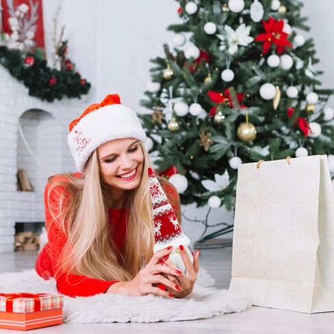 عيد الميلاد التماثيل القطيفة الهدايا Handamde السويدية Tomte دمية الأيائل الرنة غنوم تحصيل عيد الميلاد قزم الاسكندنافية Gonk سانتا الطاولة ديكورات المنزل in Kuwait