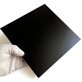 G10 Fiberglass Garolite 3D Printer Build Surface Plate Semi-Flexible Sheet 180x180mm(Black Color)