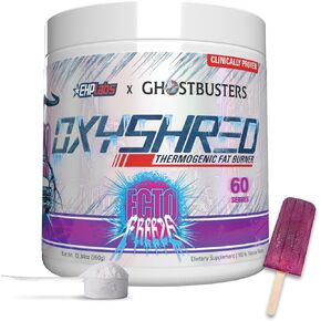 EHP Labs OxyShred Pre Workout Powder - Preworkout Powder with L Glutamine & Acetyl L Carnitine, Energy Boost Drink - Peach Mango, 60 Servings