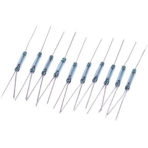 2.5x14mm Reed Switch Magnetic Induction Switch Electromagnetic N/O N/C SPDT Glass Seal for Arduino (Pack of 10) CYT1023