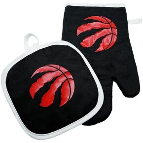 Toronto Raptors Oven Mitt/Potholder Black