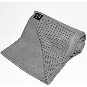 Tatago Hot Yoga Mat Towel Non Slip for Hot Yoga (72" or 84" Mats) Our Hot Yoga Towel Non Slip Silicone Dabs & Absorbent Microfiber Blend Gives You More Grip As You Drip!