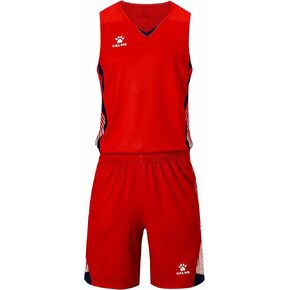 KELME Pro Basketball Jersey and Shorts for Men's and Women's - Unisex Basketball Shirt and Shorts - Team Scrimmage Uniform