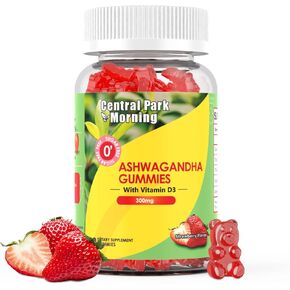 علكات الأشواغاندا 300 ملغ مع فيتامين د3 للنساء والرجال، مكمل الأشواغاندا لدعم المناعة، 60 علكة خالية من السكر in Kuwait