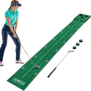 Golf Pong Putting Green Game with 1 Putter Indoor & Outdoor Mini Golf Set Golf Accessories for Man Woman Golf Putting Mat Training Equipment Gifts