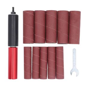 Spindle Sander Adapter,Drill Press Sanding Drum Kit, 1.5in Mandrel Aluminum Alloy Drill Sanding Mandrel Kit for Wood Metal, Spindle Sander Sleeves