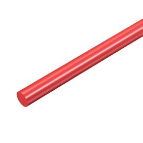 uxcell Plastic Round Rod 5/16 inch Dia 20 inch Length Red (POM) Polyoxymethylene Rods Engineering Plastic Round Bar(8mm)