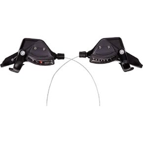 microSHIFT | TS71 Thumb Tap Shifter Set | 7-Speed | Triple | Optical Gear Indicator | Shimano Compatible