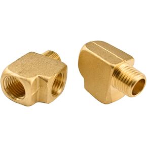 تركيب أنابيب نحاسية، ZESE 2 قطعة 1/4" NPT أنثى إلى 1/4" NPT أنثى إلى 1/4" NPT ذكر محول أنابيب نحاسية بارستوك ستريت in Kuwait